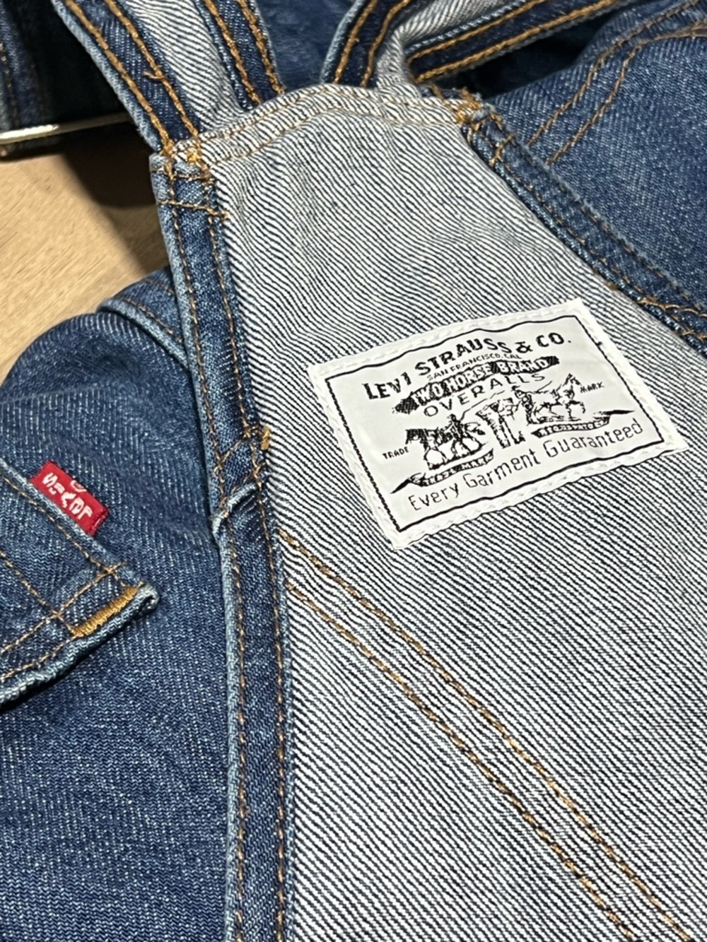 SOLD! Levi's Women Vintage Denim Jean Overalls XL - Picture 1 of 16